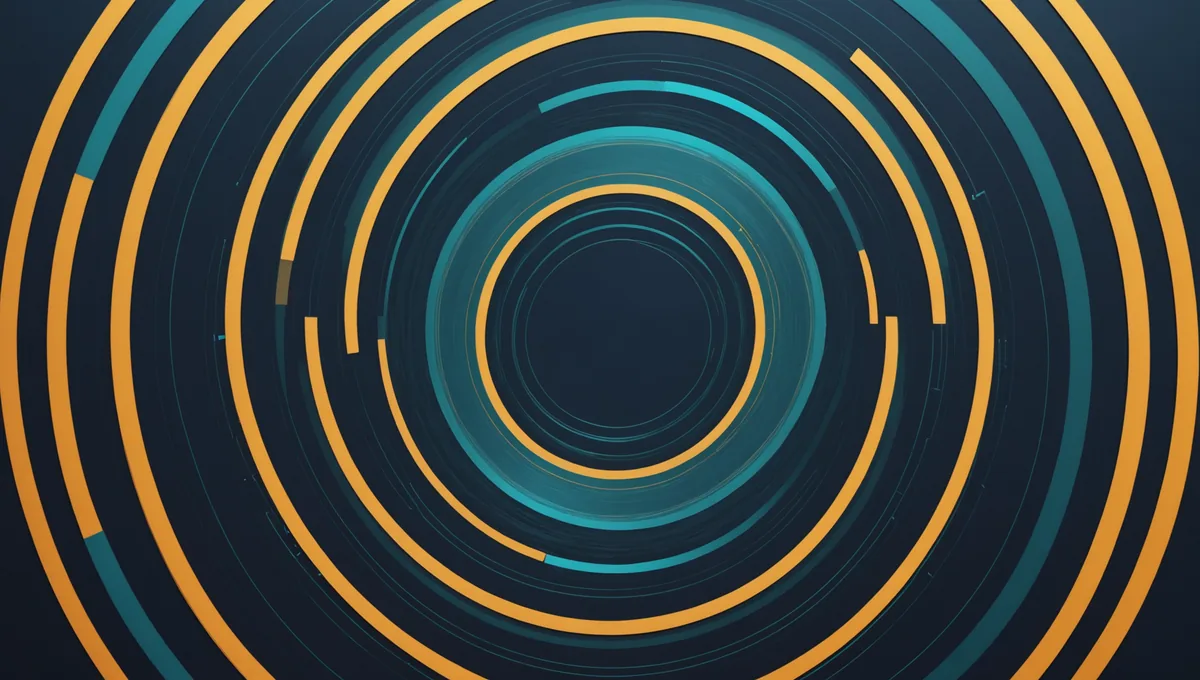 Abstract visualization of signal confidence levels using color-filled geometric shapes